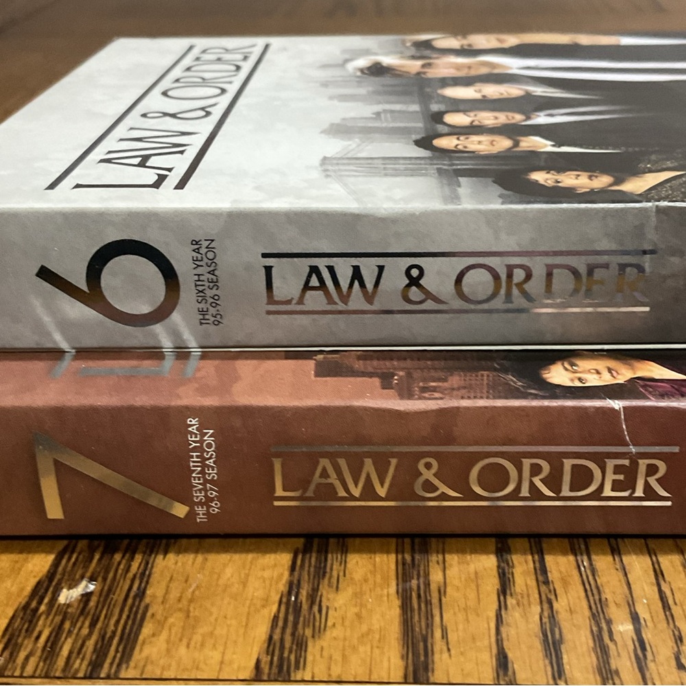 LAW and ORDER Complete Seasons 6 & 7 DVDs 📀